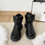 Ladies Snow Boots Women Winter 2023 New In Women's Shoes Plush Warm Waterproof Bot Fashion Casual Platform Boot Leather Fur