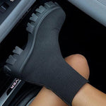 Women Boots White Black Platform Botas Mujer 2022 New Winter Boots Shoes For Women Heels Platform Shoes Short Ankle Boots Female