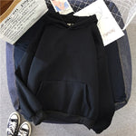 Oversized Letter Print New Hooded Sweatshirt Men Women's Spring Long-sleeved Lazy Style Loose Pullover Women Hoodie Harajuku Top