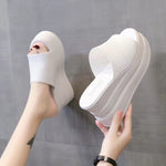 red white slippers Wedge Heels Women Sandals Platform Wedges Shoes Ladies Summer Sandals Beach Sandals High Platform Slippers