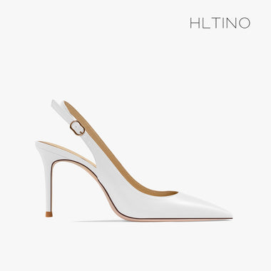 classic women singbacks women summer shoes covered toe thin heeled sandals fashion nude black white shoes for women sandals 8cm
