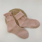Solid Rabbit Hair Woman Socks Winter Thick Warmer Long Socks Japanese Kawaii Cute Thermal Cashmere Christmas Sock New Year Gifts