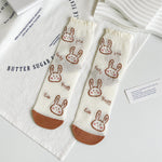 Summer Women Socks Hollow Out Thin Mesh Breathable Long Socks Harajuku Streetwear Japanese Fashion Cute Cartoon Kawaii Socks Sox