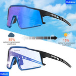 KAPVOE Red Photochromic Cycling Glasses Men MTB Cycling Sunglasses Women Road Bicycle Glasses UV400 Outdoor Bicycle Sunglasses