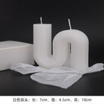 Wholesale Home decorative candle U-Shaped geometric scented candles Ins popular rainbow bridge room decor aroma candles decor