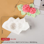 3D DIY Rose Peony Flowers Mould Cold Dishes Cake Flipping Candles Scented Candles Handmade Valentine's Day Soap Silicone Mold