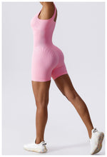 SculptFit Ribbed Seamless Yoga Bodysuit