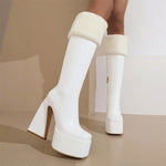 Brand Design Sexy Party Thigh High Boots Women Street Platform Female High Heels Punk Over The Knee Boots Shoes For Woman 2022