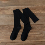 Cotton Knitting Women Stockings JK Japanese Style Girls Cute Long Socks Thigh High Stockings Fashion Solid Color Knee High Socks