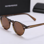 Gregory Peck Yellow Sunglasses Vintage Polarized Sunglasses Women Sun Glasses Round Sunglasses Men Woman Glasses