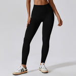 NCLAGEN Hip Lifting High Waist Seamless Yoga Pants Quick Dry Cycling Running Pants Tight Fit Sports Fitness Pants For Women Gym