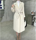 Winter Wool Coat Women Jacket Veste Femme Trench Ladies Woolen Long Coats Casual Blends Outerwear Woman Clothes Casaco Feminino