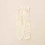 2023 New Fashion Woman Socks Summer Ultra-thin Transparent Crystal Silk Socks Harajuku Floral Retro Japanese Kawaii Cute Socks