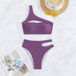 Sexy Bikini Cutout Swimwear Women Swimsuit High Waisted Bikinis Set Push Up Bathing Suit Female Beachwear Brazilian Biquinis