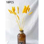Artificial Pampas Grass Fake Flowers Bunny Tail Grass Furry Plants for Home Decor Wedding Desk Decoration