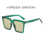 MUSELIFE Fashion Square Sunglasses Designer Luxury Women's Cat Eye Sunglasses Classic Retro Glasses UV400