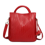 Luxury Top Layer Leather Handbags Minimalism Soft Calfskin Casual Tote Bag Fashion Women ladies handbag