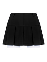 Taruxy Casual Two Piece Sets Women's Fall Outfits 2022 New Black Matching Sets With Skirt And Blazer Cropped Top Suit For Women