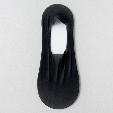 Silicone Anti-slip Invisible No Show Socks Summer Ultra-thin Breathable Sock Slippers Solid Color Ice Silk Low Cut Boat Socks