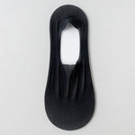 Silicone Anti-slip Invisible No Show Socks Summer Ultra-thin Breathable Sock Slippers Solid Color Ice Silk Low Cut Boat Socks