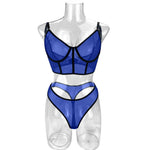 MIRABELLE Sensual Lingerie Mesh Transparent Bra Erotic Set See Through Seamless Underwear Uncensored Sheer Lace Sexy Intimate