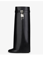 Women's New Designer Luxury Brand Women's Leather Boots Thick Soled High Heel Boots Knee High Boots Fashion Women's Boots