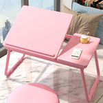 Folding Laptop Desk for Bed & Sofa Laptop Bed Tray Table Desk Portable Lap Desk for Study and Reading Bed Top Tray Table