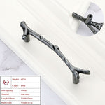 Vintage Tree Branch Furniture Handle Zinc Alloy Kitchen Cabinet Drawer Knob Wardrobe Cupboard Closet Door Pull Hardware Gold