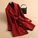 Winter Wool Coat Women Jacket Veste Femme Trench Ladies Woolen Long Coats Casual Blends Outerwear Woman Clothes Casaco Feminino