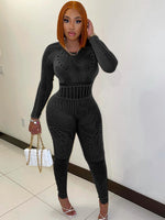 Kliou Knitted Pencil Jumpsuit Girl Midnight Outfit Sexy Hollow Out All in One Overall Monos Mujer Party One Piece Hot Attirewear