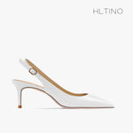 classic women singbacks women summer shoes covered toe thin heeled sandals fashion nude black white shoes for women sandals 8cm