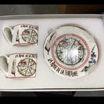 New Arrival Top Grade Bone Porcelain Coffee Cups Vintage Ceramic Cups On-glazed Advanced Tea Cups And Saucers Sets Luxury Gifts