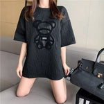 Harajuku Jacquard Bear Tee