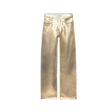 LGRQ Trendy Elegant Straight Tube Solid Color Casual Jeans High Quality Vintage 2023 Fashion Luxury Denim Pants Design 19F1050
