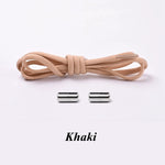Semicircle No Tie Shoelaces Elastic Shoe laces Sneakers shoelace Metal Lock Lazy Laces for Kids and Adult One size fits all shoe
