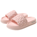 Summer Women Thick Slippers Sole Beach Slides Bathroom Anti-Slip Soft Sandals Fashion Ladies Cloud Shoes