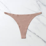 Ice Silk Seamless Panties For Women Soft Thin Band Thongs Woman Satin Underwear Female Bikini Panties String Tangas Mujer