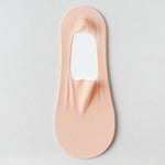 Silicone Anti-slip Invisible No Show Socks Summer Ultra-thin Breathable Sock Slippers Solid Color Ice Silk Low Cut Boat Socks