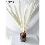 Artificial Pampas Grass Fake Flowers Bunny Tail Grass Furry Plants for Home Decor Wedding Desk Decoration