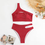 Sexy Bikini Cutout Swimwear Women Swimsuit High Waisted Bikinis Set Push Up Bathing Suit Female Beachwear Brazilian Biquinis