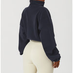 ChillCouture Fleece-Lined Crop Jacket