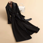 Winter Wool Coat Women Jacket Veste Femme Trench Ladies Woolen Long Coats Casual Blends Outerwear Woman Clothes Casaco Feminino