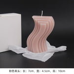 Wholesale Home decorative candle U-Shaped geometric scented candles Ins popular rainbow bridge room decor aroma candles decor