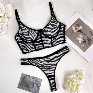 MIRABELLE Sensual Lingerie Mesh Transparent Bra Erotic Set See Through Seamless Underwear Uncensored Sheer Lace Sexy Intimate