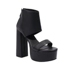 Rome Peep Toe Sandals Ankle Strap Women's Sandals Ultra High Thick Heel Waterproof Platform Hollow Breathable Sexy Party Sandals