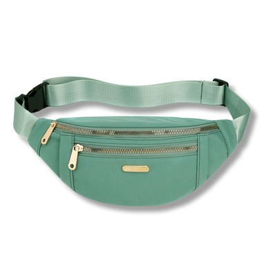 Women's Oxford fanny pack adjustable buckle with zipper color waist pack