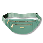 Women's Oxford fanny pack adjustable buckle with zipper color waist pack