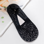 Silicone Anti-slip Short Socks Sexy Lace Flower Mesh Breathable Ankle Socks Summer Thin Invisible Low Cut No Show Socks Slippers