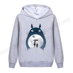 Studio Ghibli Totoro Hoodie Men Women Fashion Hoodies Kids Hip Hop Hoodie Japanese Anime Sweatshirt Women Tracksuit Boy Coats