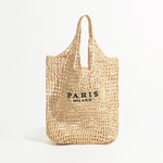 MABULA Luxury Design Women Plaited Raffia Straw Bag Large Capacity Casual Tote Handbag Hollow Summer Beach Vacation Shoulder Bag